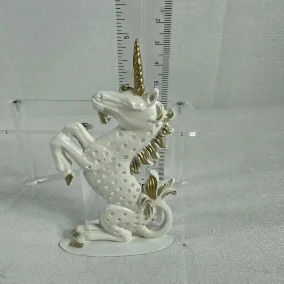 Unicorn Metal‎ Earring Holder 5" White Vintage 80s - Picture 4 of 5